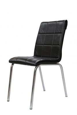 petli sandalye siyah